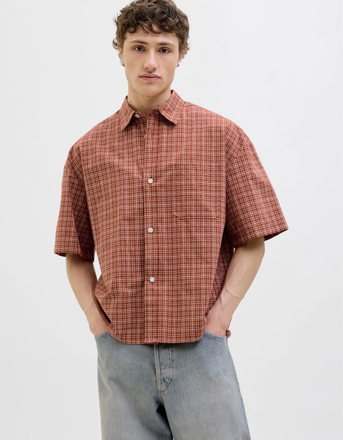 Originals Acapulco Short Sleeve Check Shirt Arabian Spice, 8 of 7