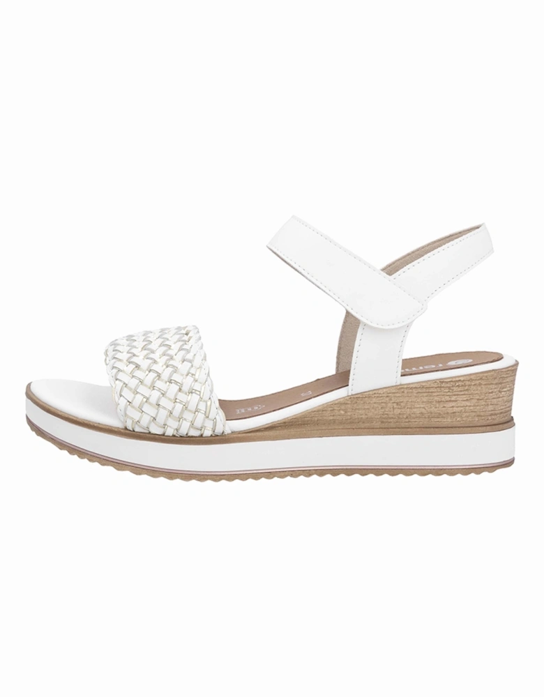 D6465-80 Women's Sandals White/Gold