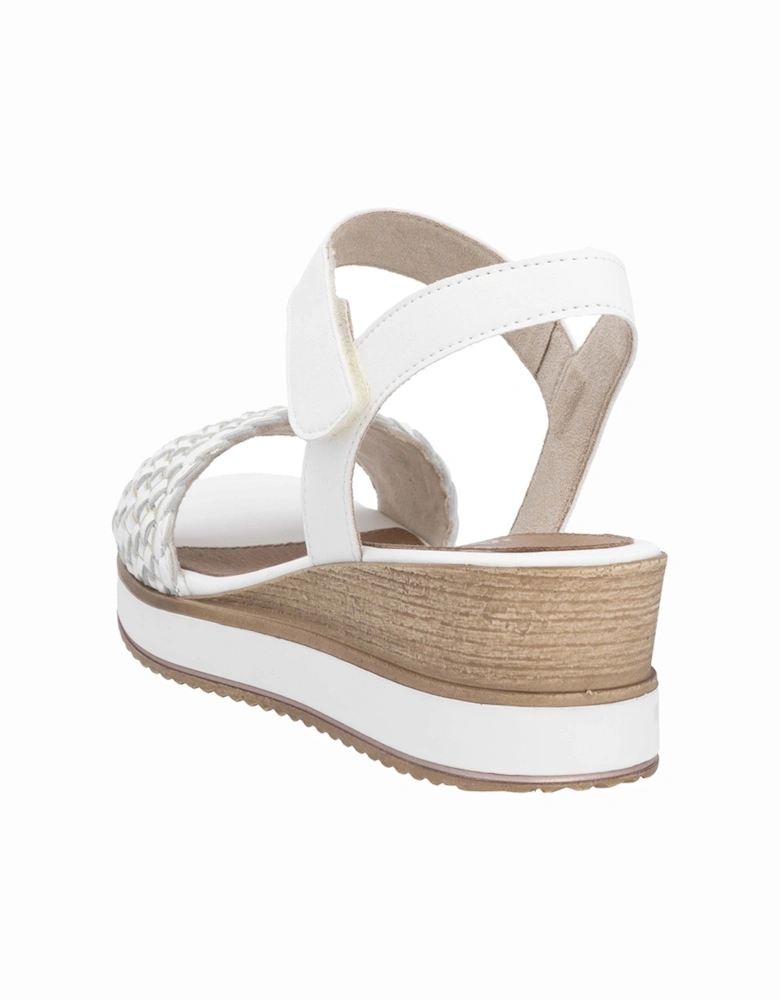 D6465-80 Women's Sandals White/Gold