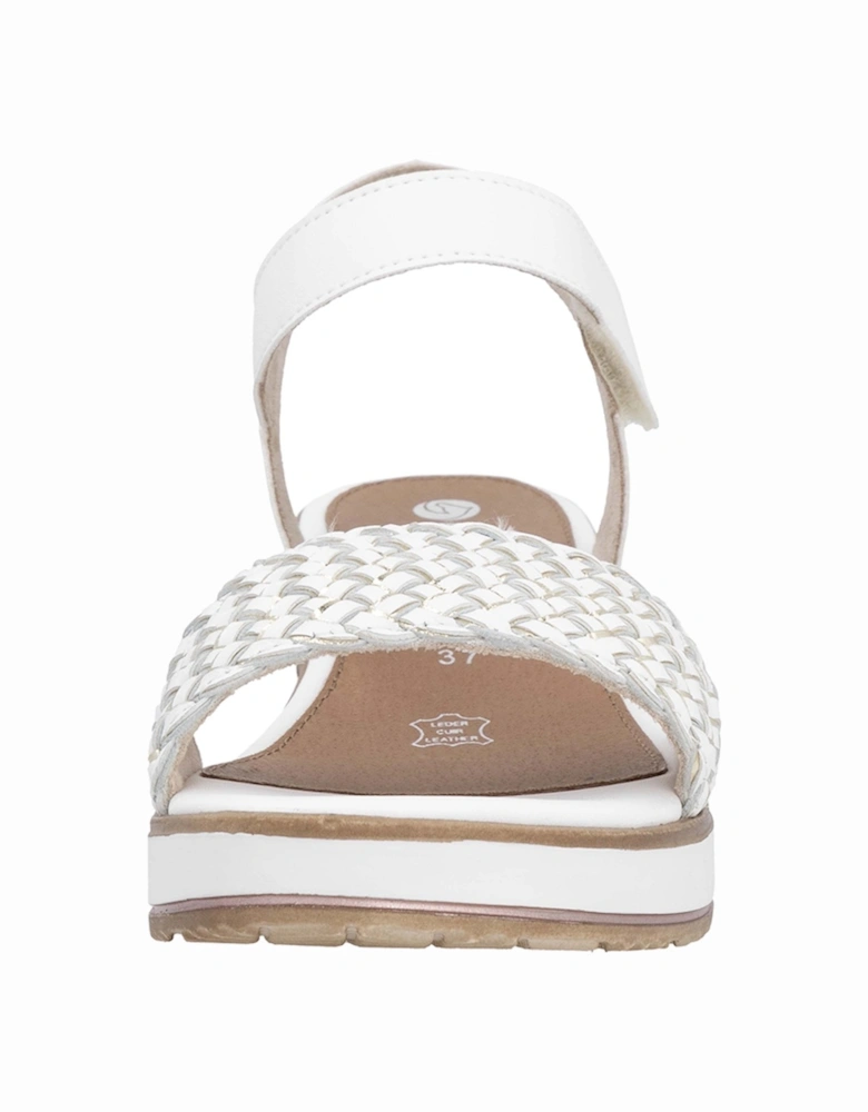 D6465-80 Women's Sandals White/Gold