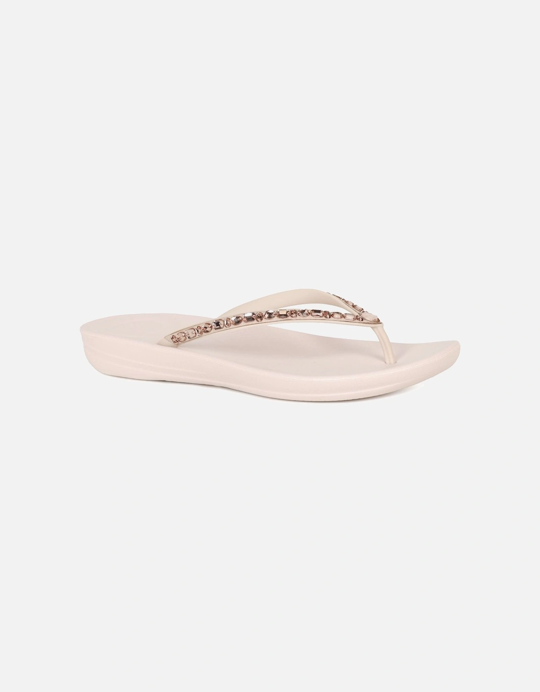 Fitflop Women's Iqushion Womens Toe Post Sandals - Nude Rose - Size: 5