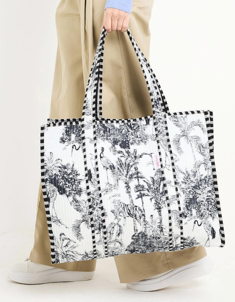 Quilted Tote Womens Bag