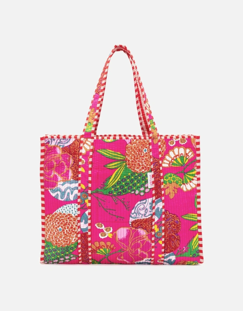 Quilted Tote Womens Bag