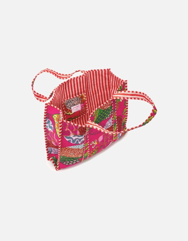 Quilted Tote Womens Bag