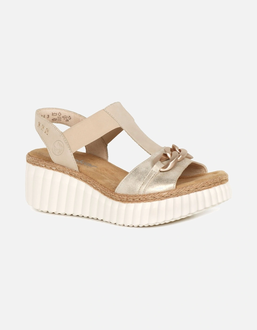 Dominica Womens Wedge Heel Sandals, 8 of 7