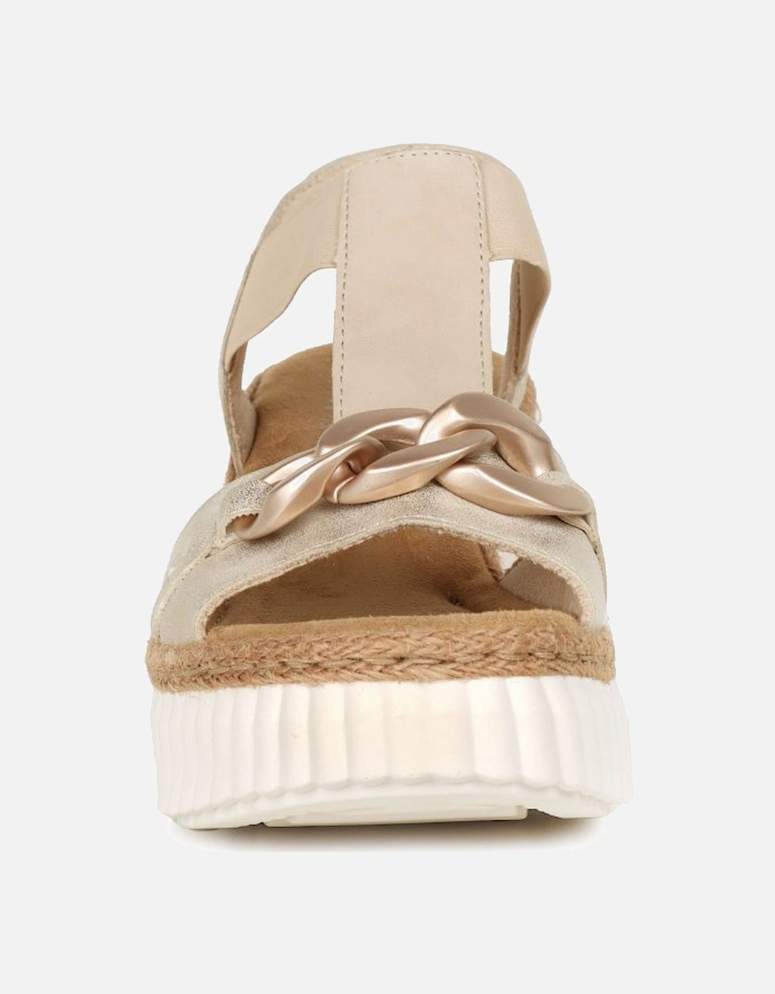 Dominica Womens Wedge Heel Sandals