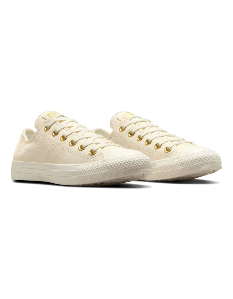 Womens Chuck Taylor All Star Leather Ox - Egret