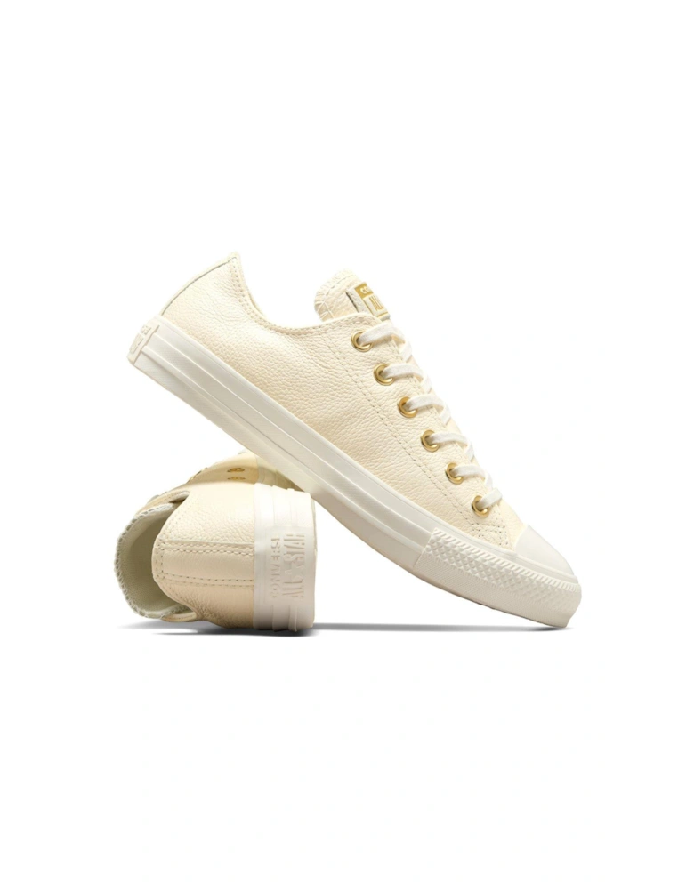 Womens Chuck Taylor All Star Leather Ox - Egret