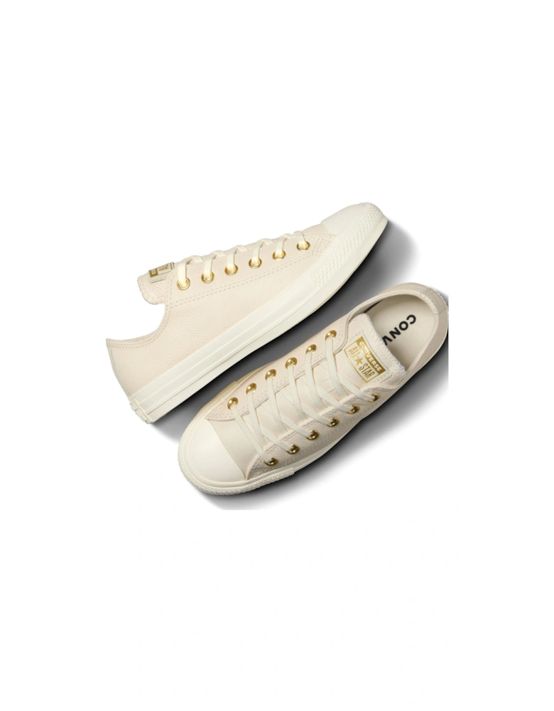 Womens Chuck Taylor All Star Leather Ox - Egret