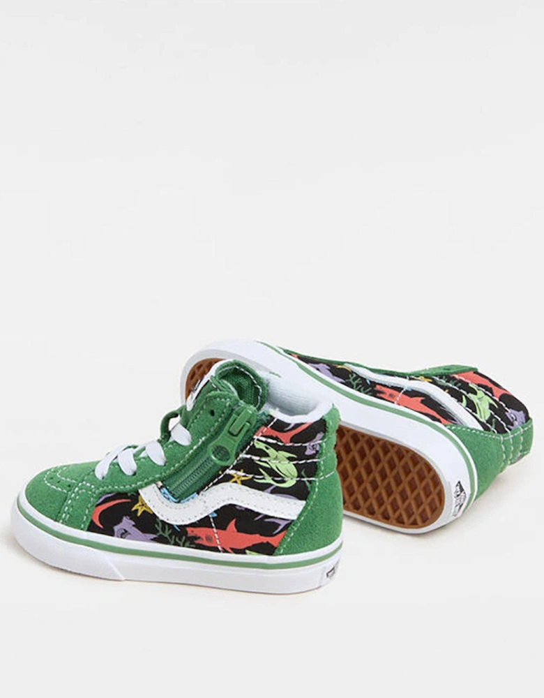 Toddler Sk8-Hi Reissue Side Zip Trainers - Green