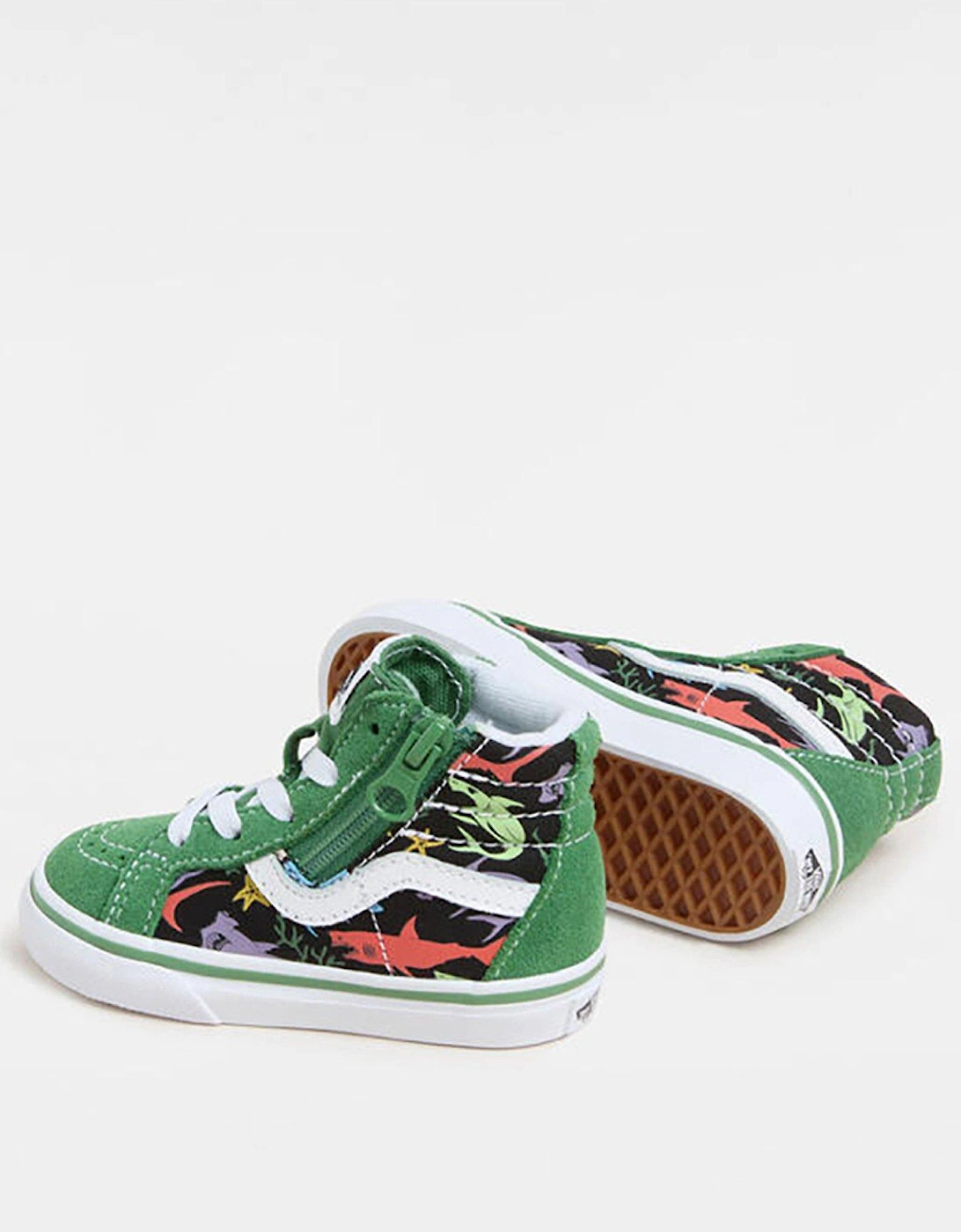 Toddler Sk8-Hi Reissue Side Zip Trainers - Green