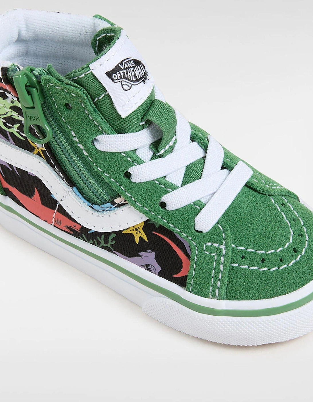 Toddler Sk8-Hi Reissue Side Zip Trainers - Green
