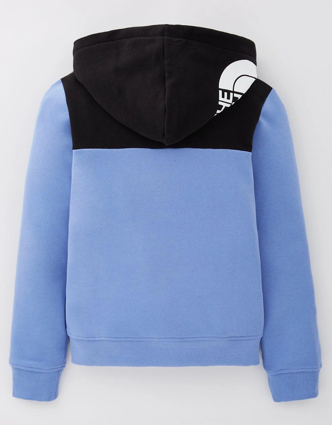 Girl's Back Logo Relaxed Hoodie - Blue