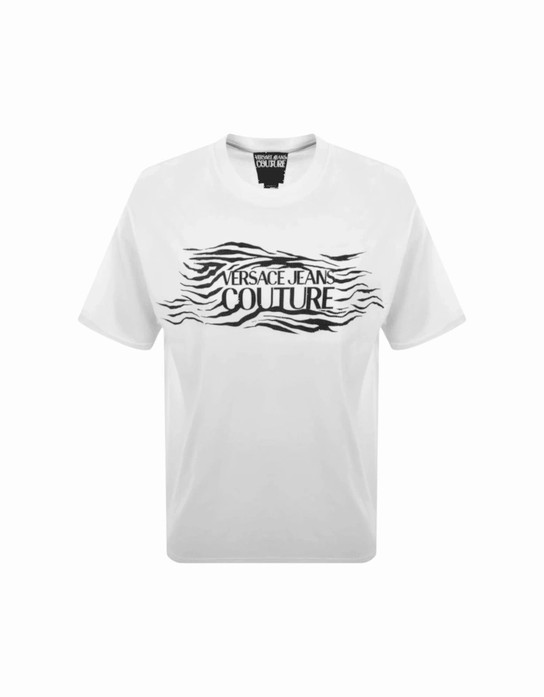 Loose Fit Studded White T-Shirt