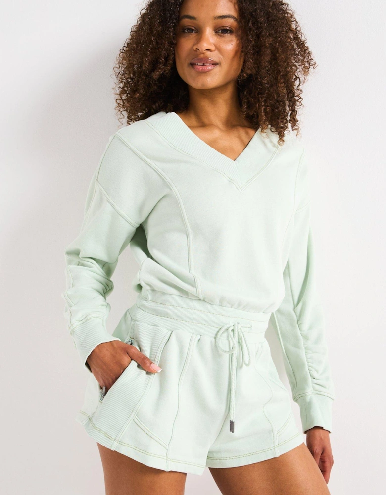 Womens Training Intercept Romper - Green