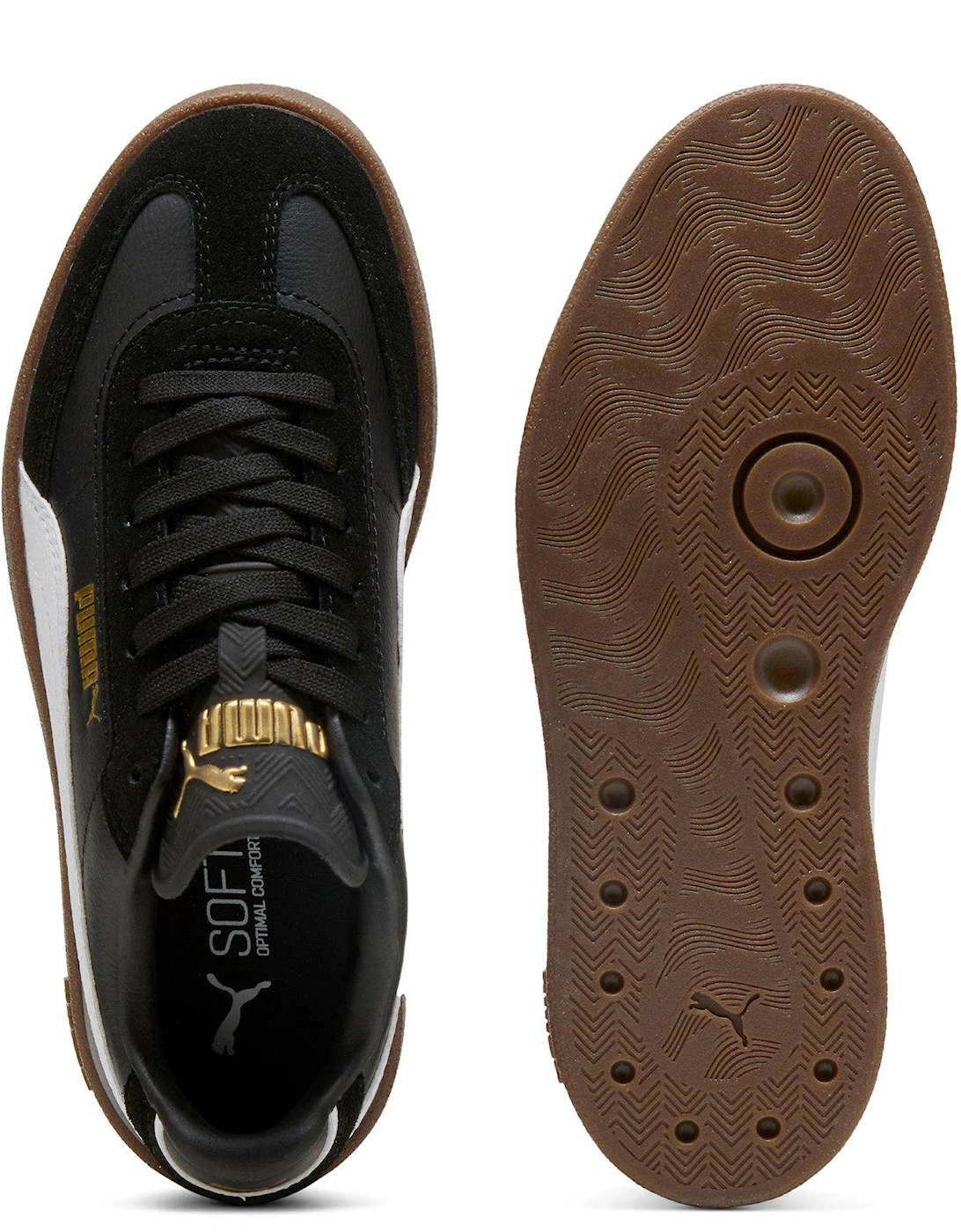 Junior Unisex Club II Era Trainers - Black