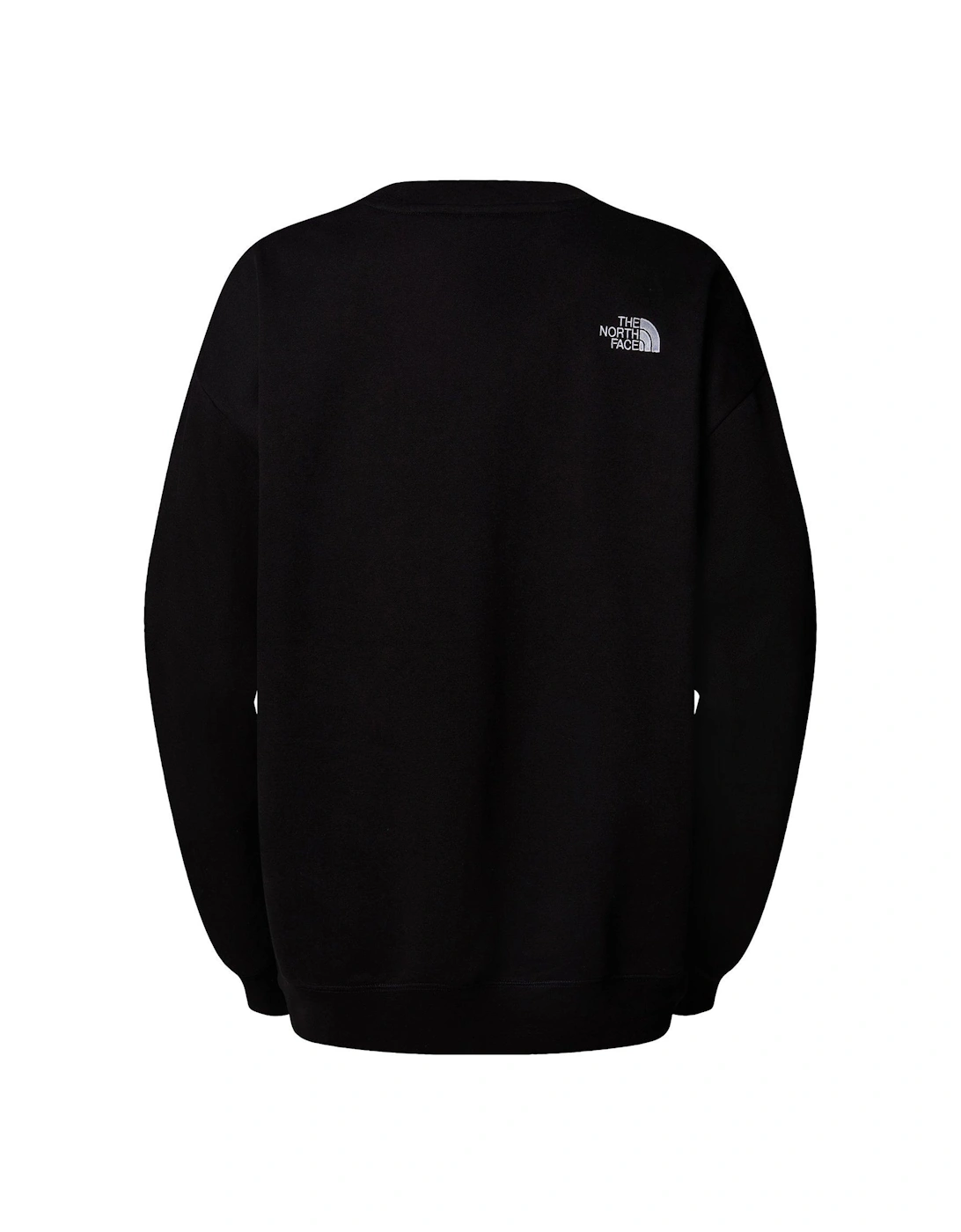 Women's Essential Oversized Crew Sweatshirt - Black