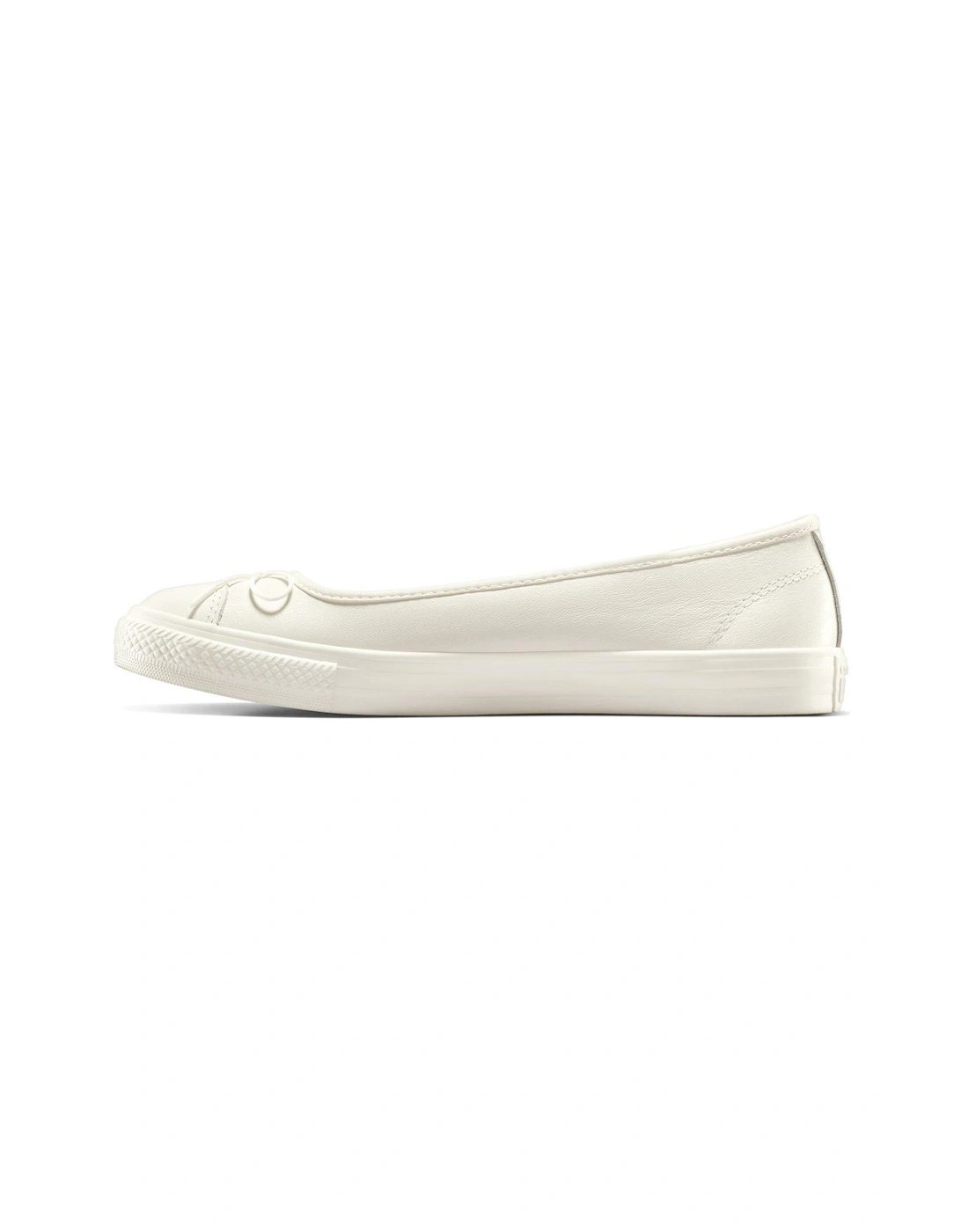 Womens Chuck Taylor All Star Dainty Ballerina Leather Slip-Ons