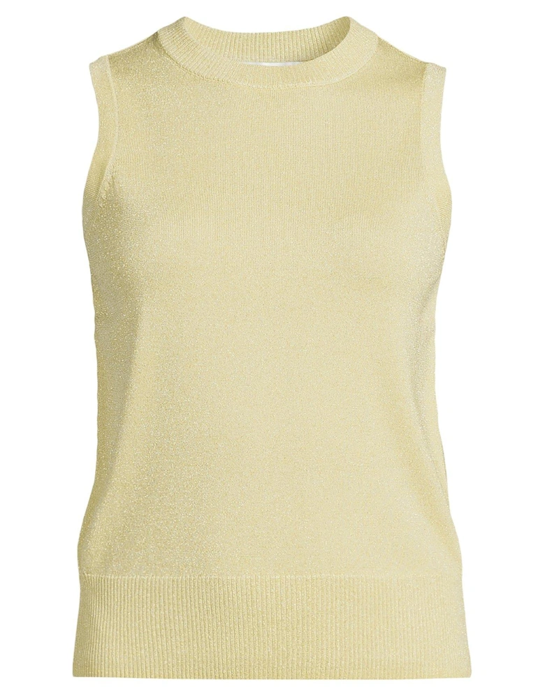 Metallic Knit Top - Green