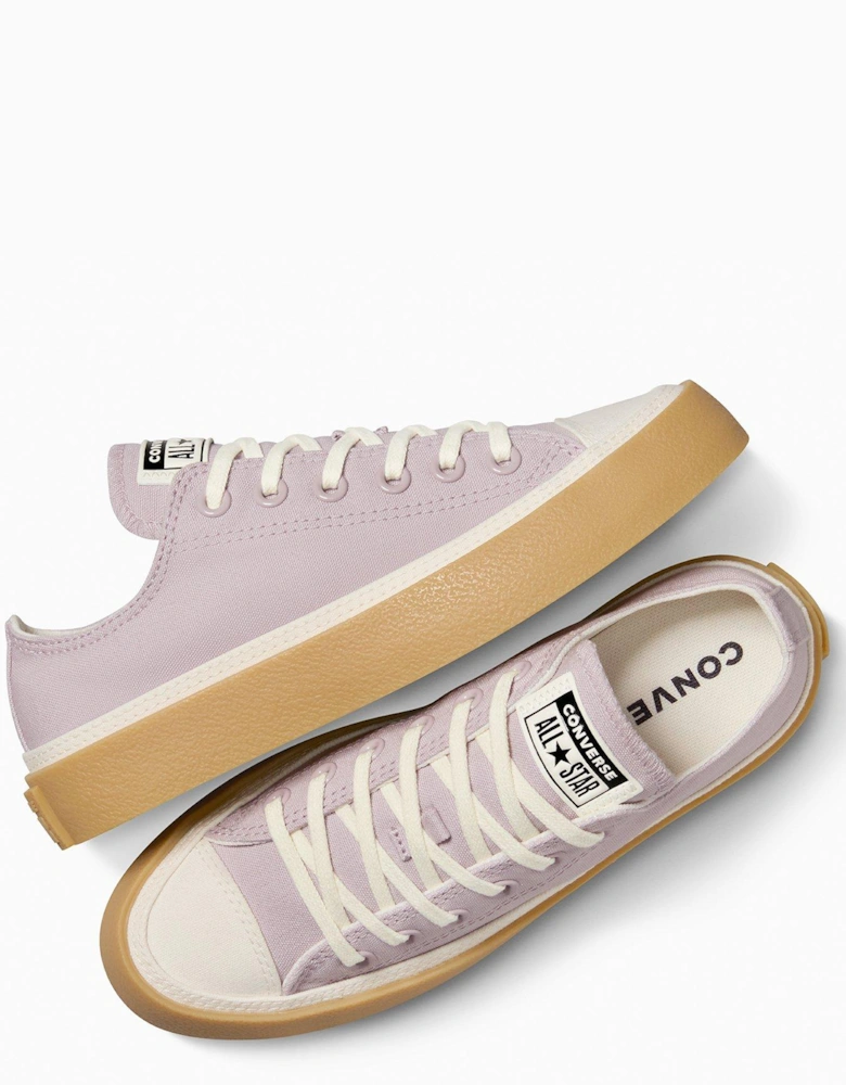 Womens Chuck Taylor All Star Canvas Ox Putty/Egret - Lilac