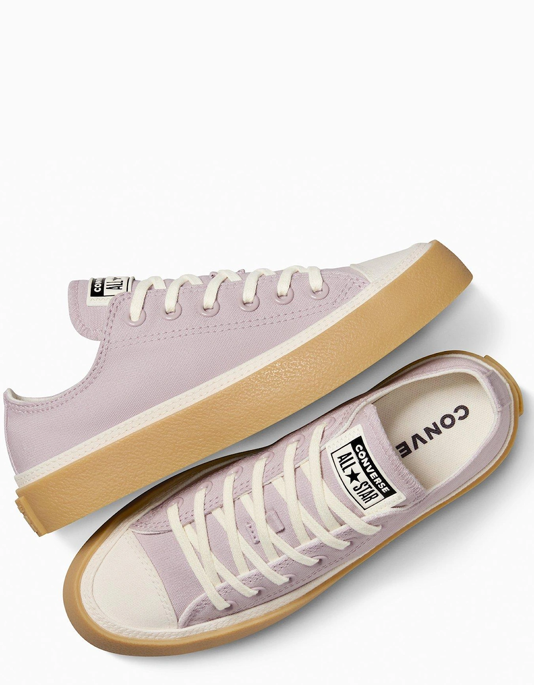 Womens Chuck Taylor All Star Canvas Ox Putty/Egret - Lilac