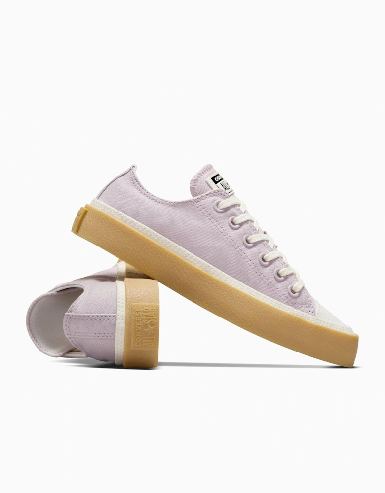 Womens Chuck Taylor All Star Canvas Ox Putty/Egret - Lilac