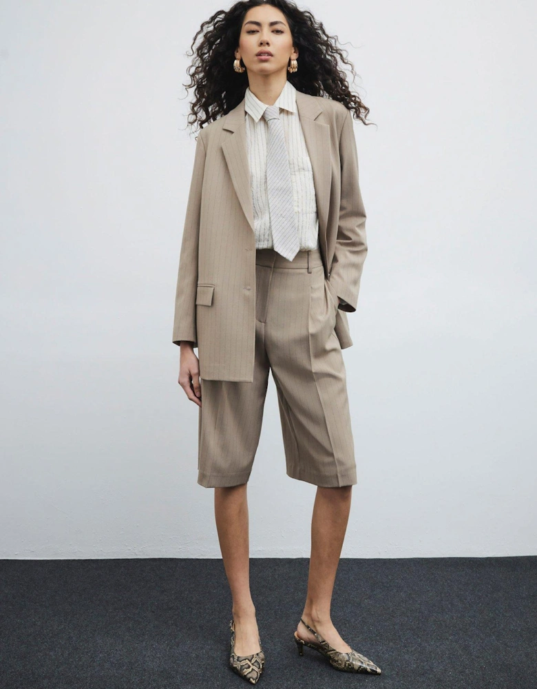 Tailored Shorts - Beige