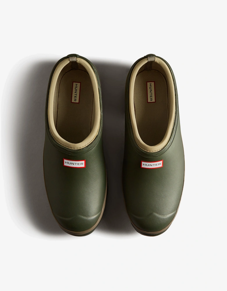 GARDENER CLOG Mens Wellies Dark Olive/Clay