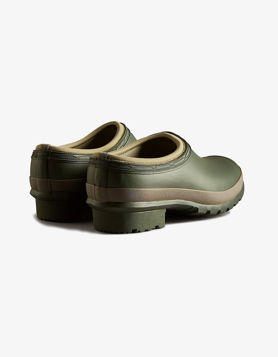 GARDENER CLOG Mens Wellies Dark Olive/Clay