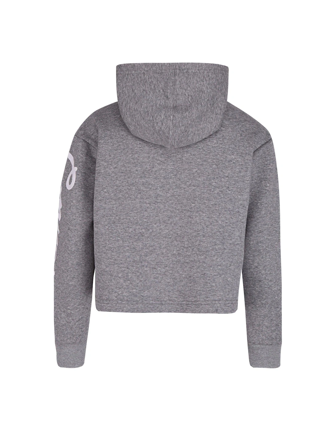 Junior Girls Cropped Hoodie - Grey