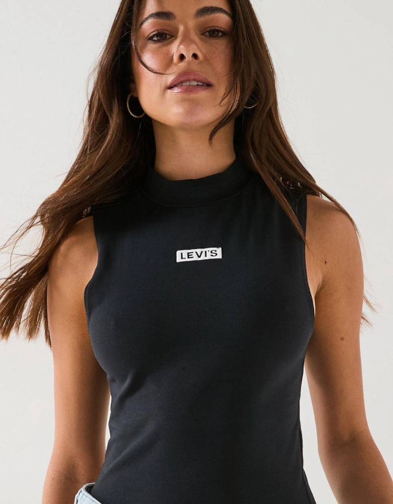 Graphic Effortless Tank - Caviar