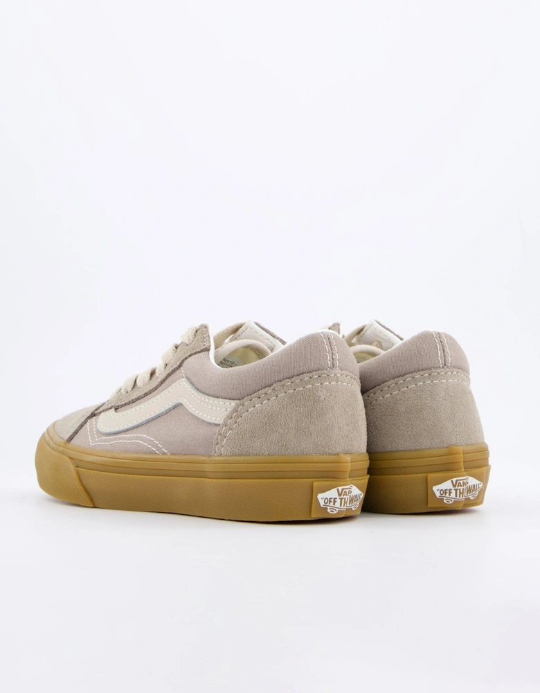 Kid's Old Skool Trainers - Beige