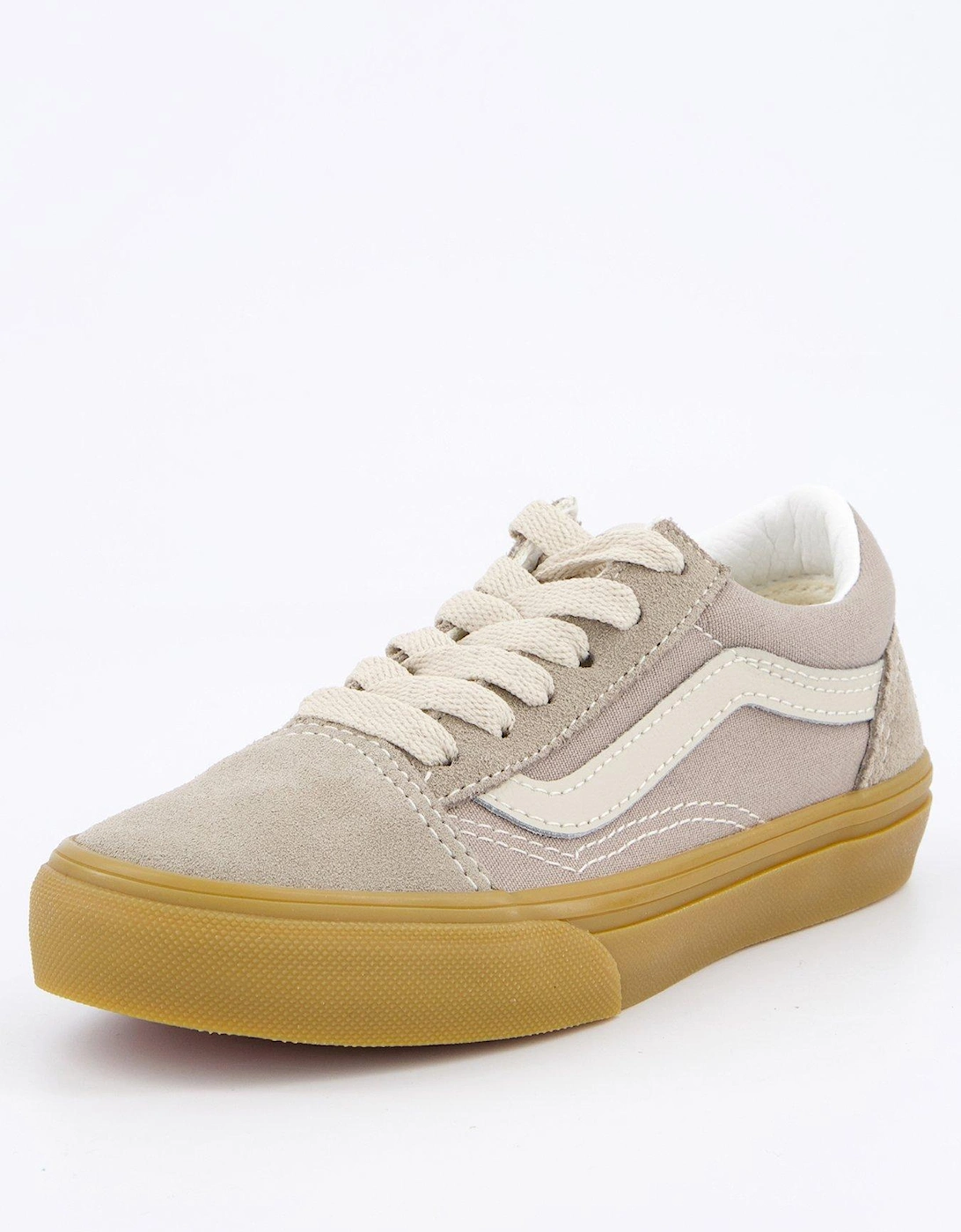 Kid's Old Skool Trainers - Beige