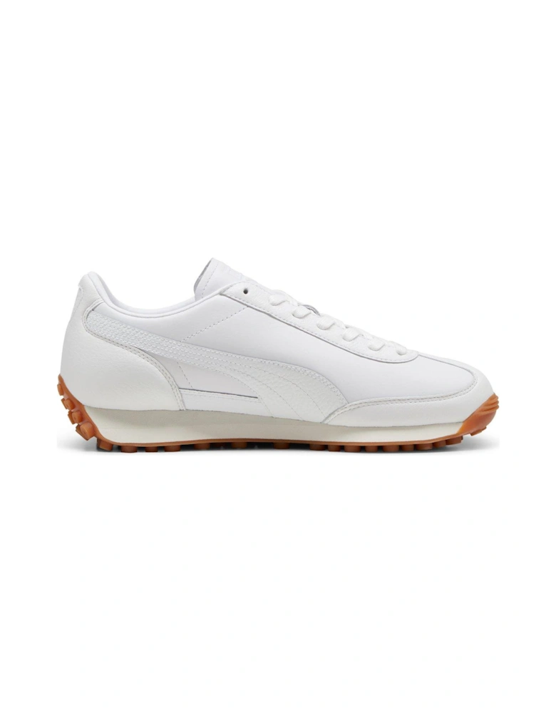 Unisex Easy Rider Leather Trainers - White
