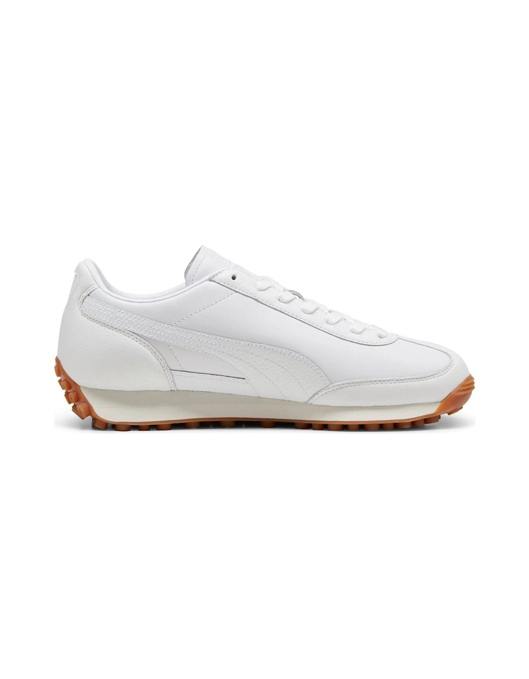 Unisex Easy Rider Leather Trainers - White