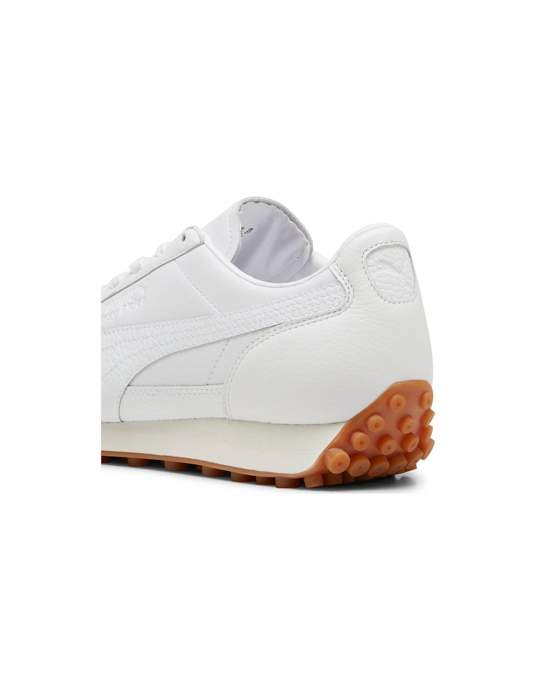 Unisex Easy Rider Leather Trainers - White