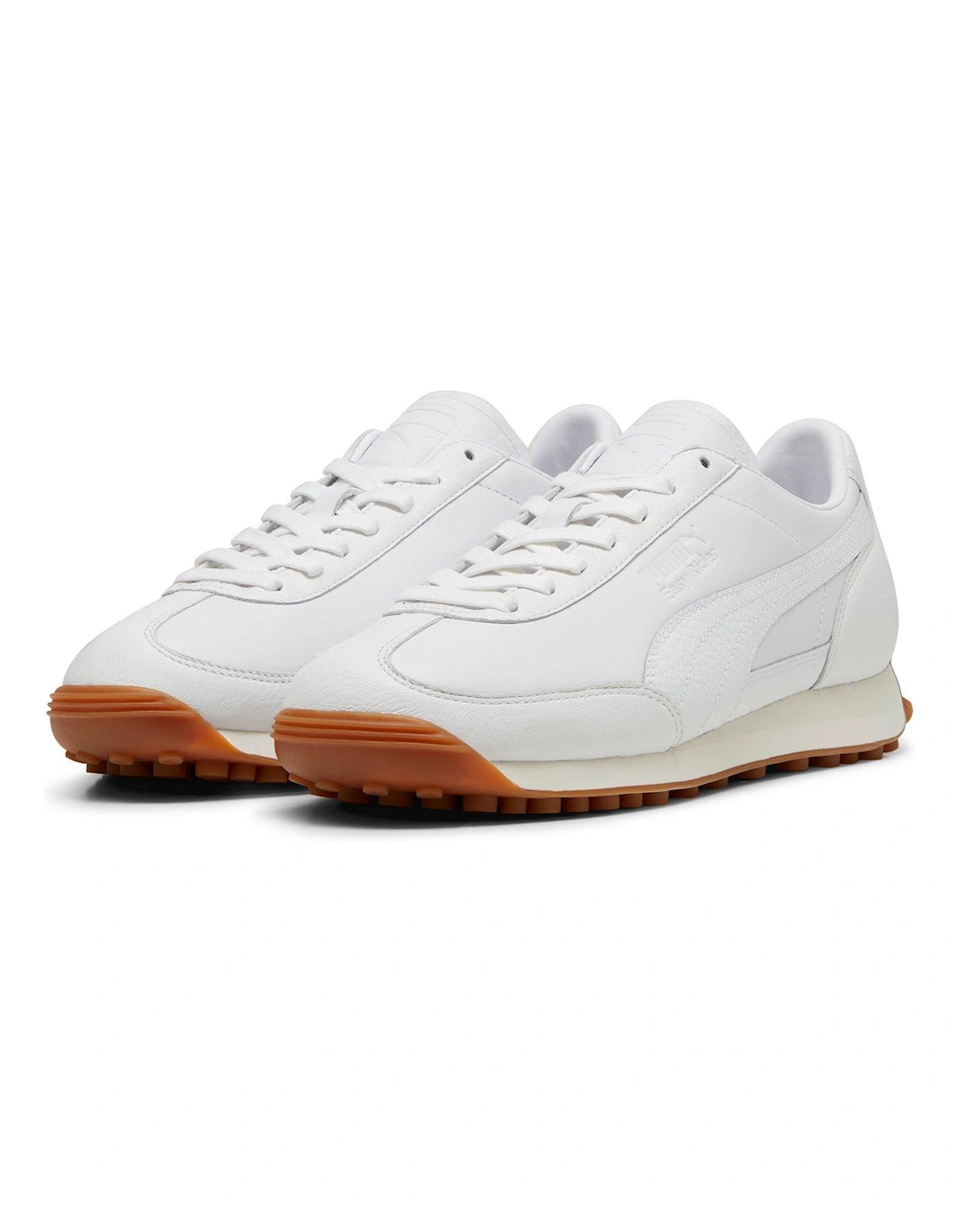 Unisex Easy Rider Leather Trainers - White