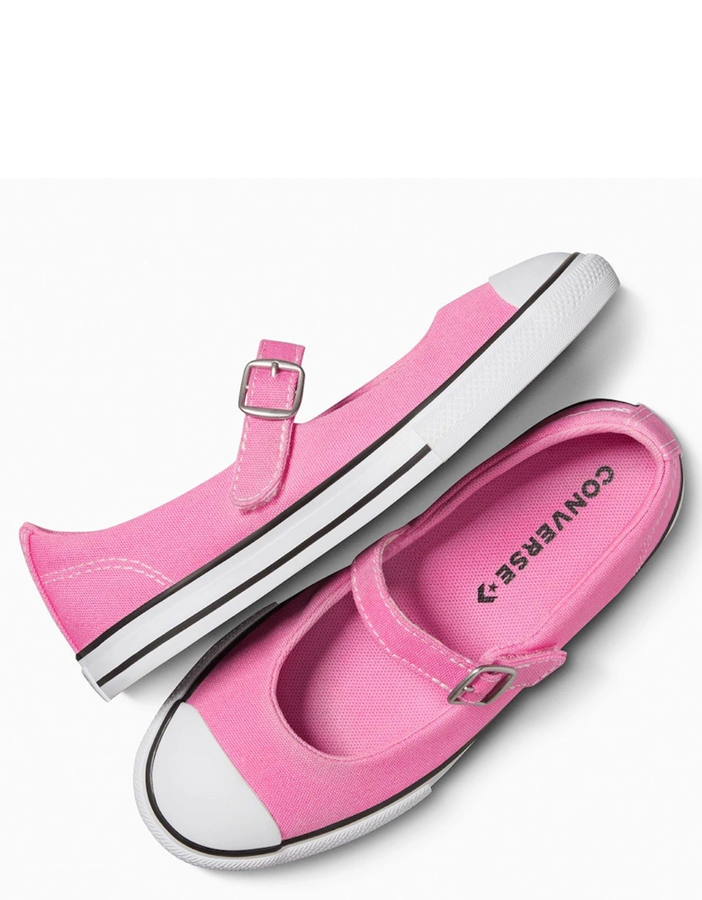 Kids Chuck Taylor All Star Dainty Mary Jane Canvas Ox - Pink