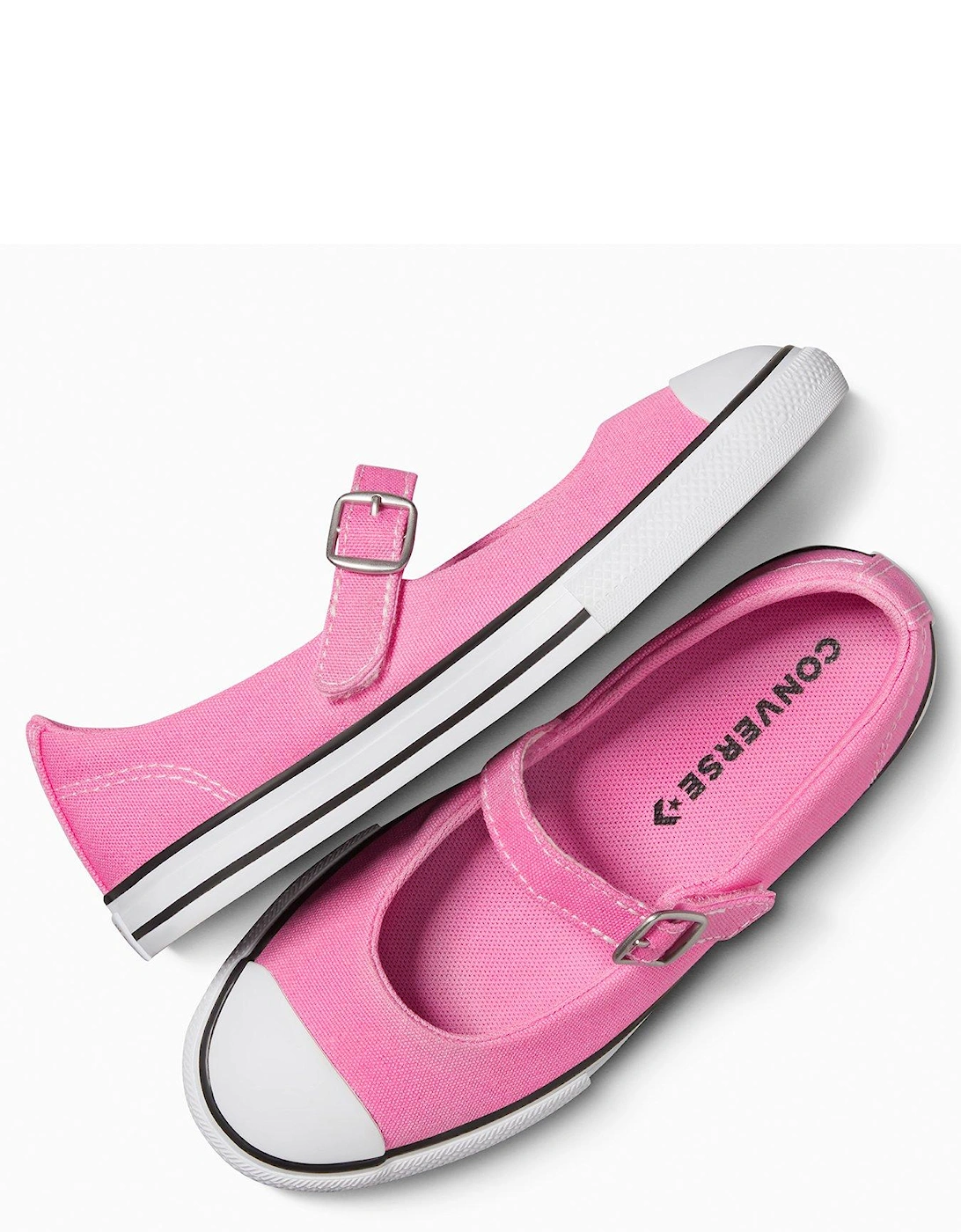 Kids Chuck Taylor All Star Dainty Mary Jane Canvas Ox - Pink