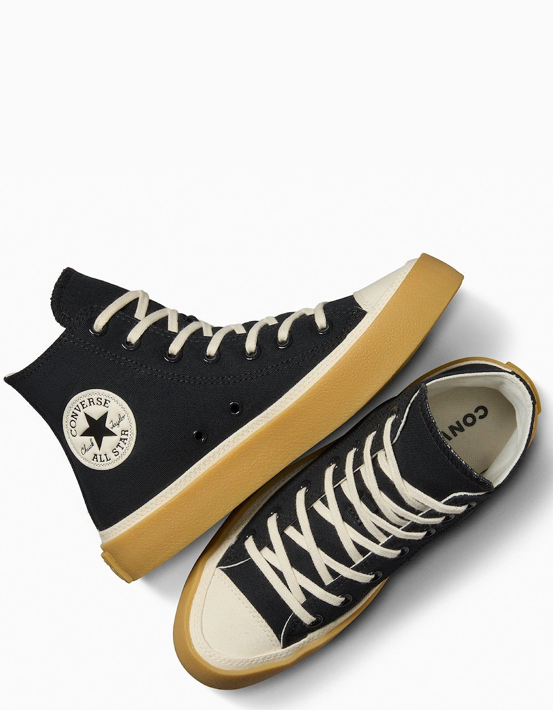 Womens Chuck Taylor All Star Canvas Hi Top - Black