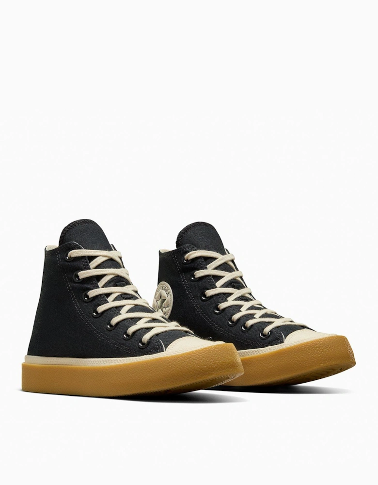 Womens Chuck Taylor All Star Canvas Hi Top - Black