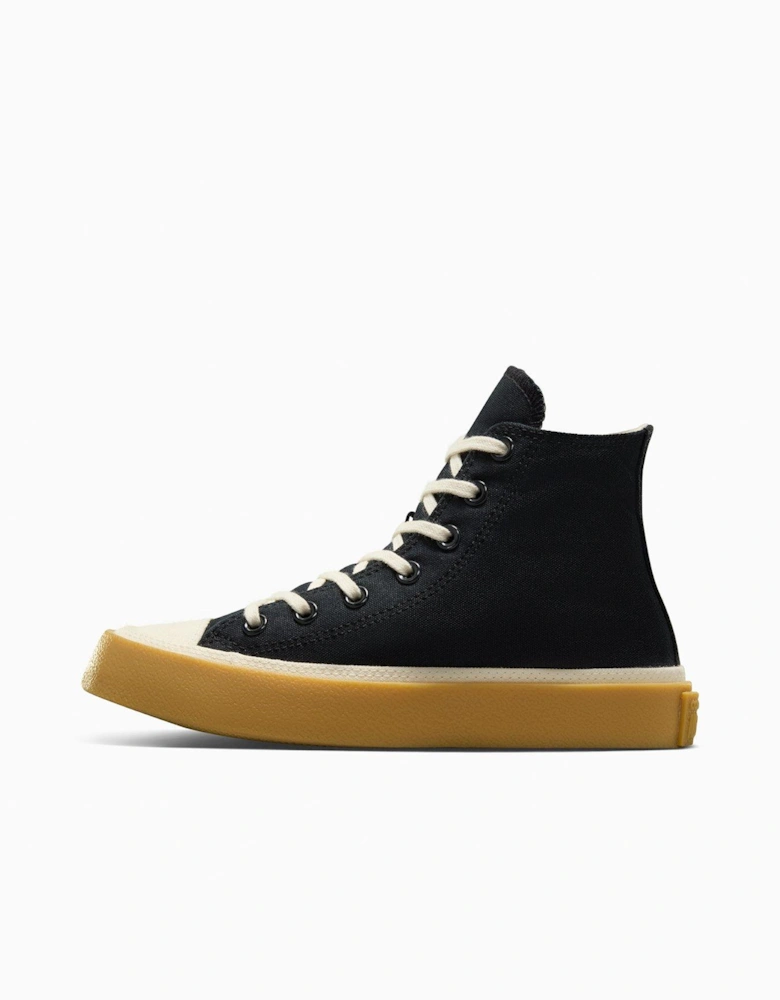 Womens Chuck Taylor All Star Canvas Hi Top - Black