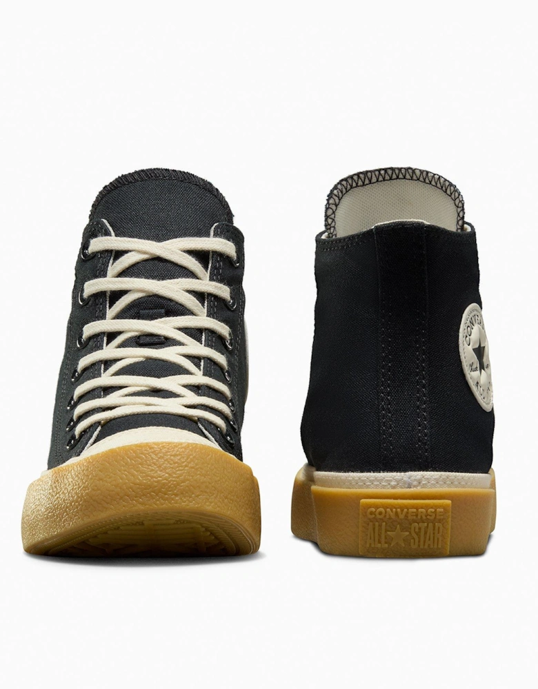 Womens Chuck Taylor All Star Canvas Hi Top - Black