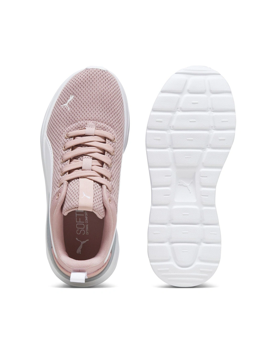 Junior Girls Anzarun Lite Trainers - Light Orange