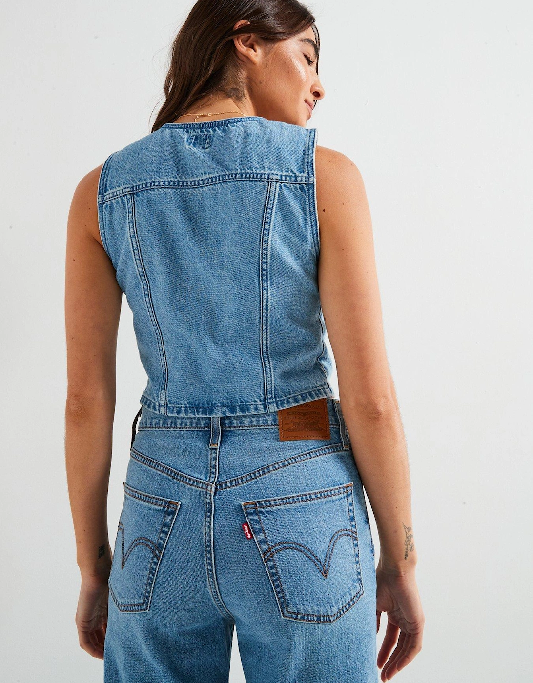 Bella Denim Corset - A8682-0010 I Will