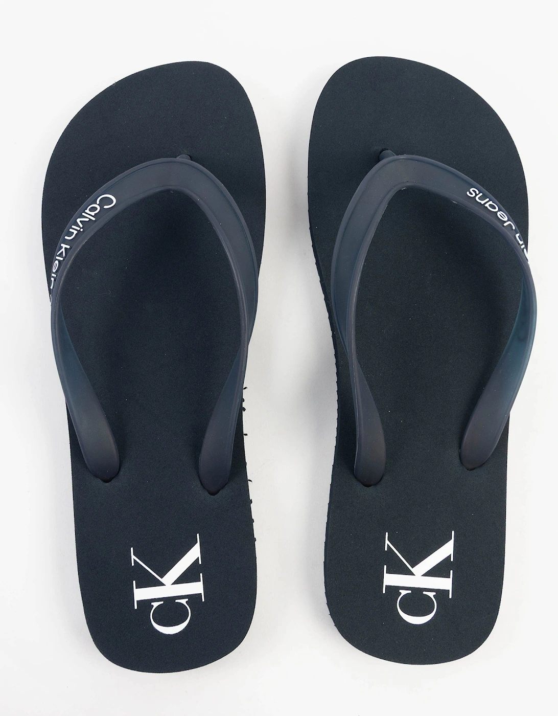 BEACH SANDAL TRANSPA Mens Sandals Calvin Navy/Bright White