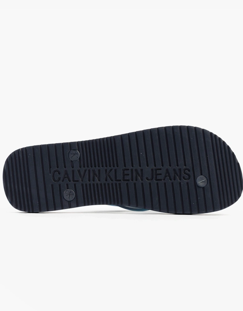 BEACH SANDAL TRANSPA Mens Sandals Calvin Navy/Bright White
