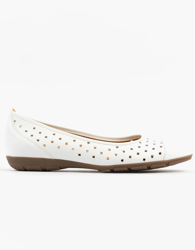 RUFFLE Womens Shoes White