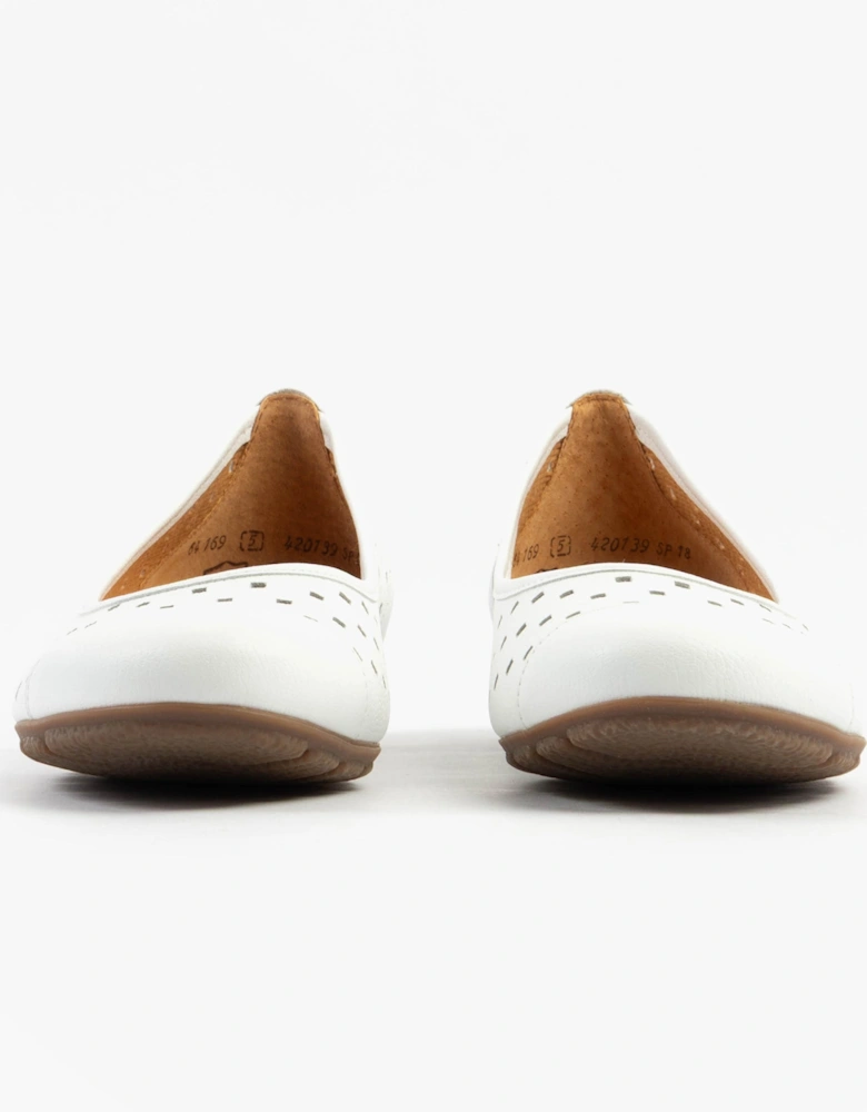 RUFFLE Womens Shoes White