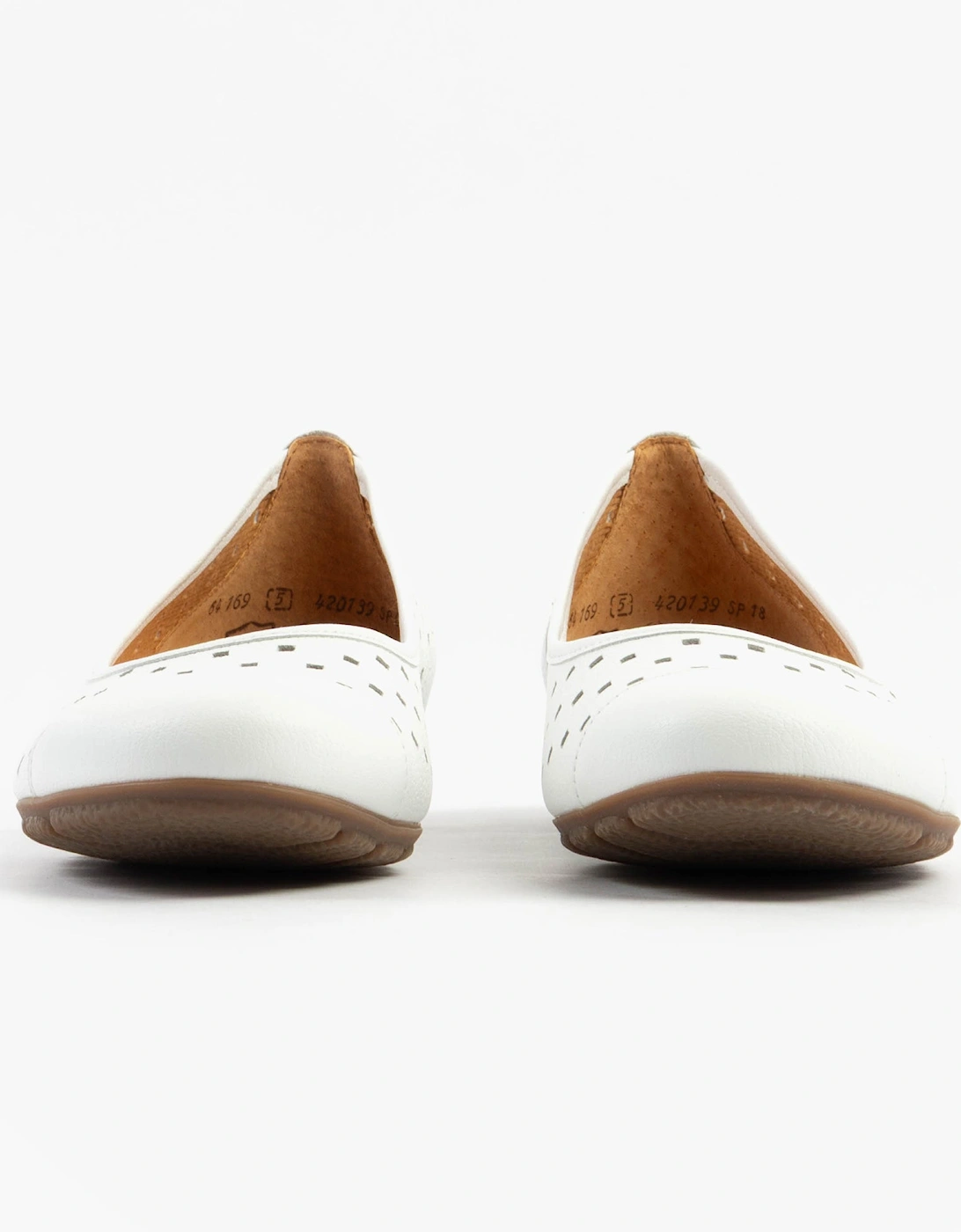 RUFFLE Womens Shoes White